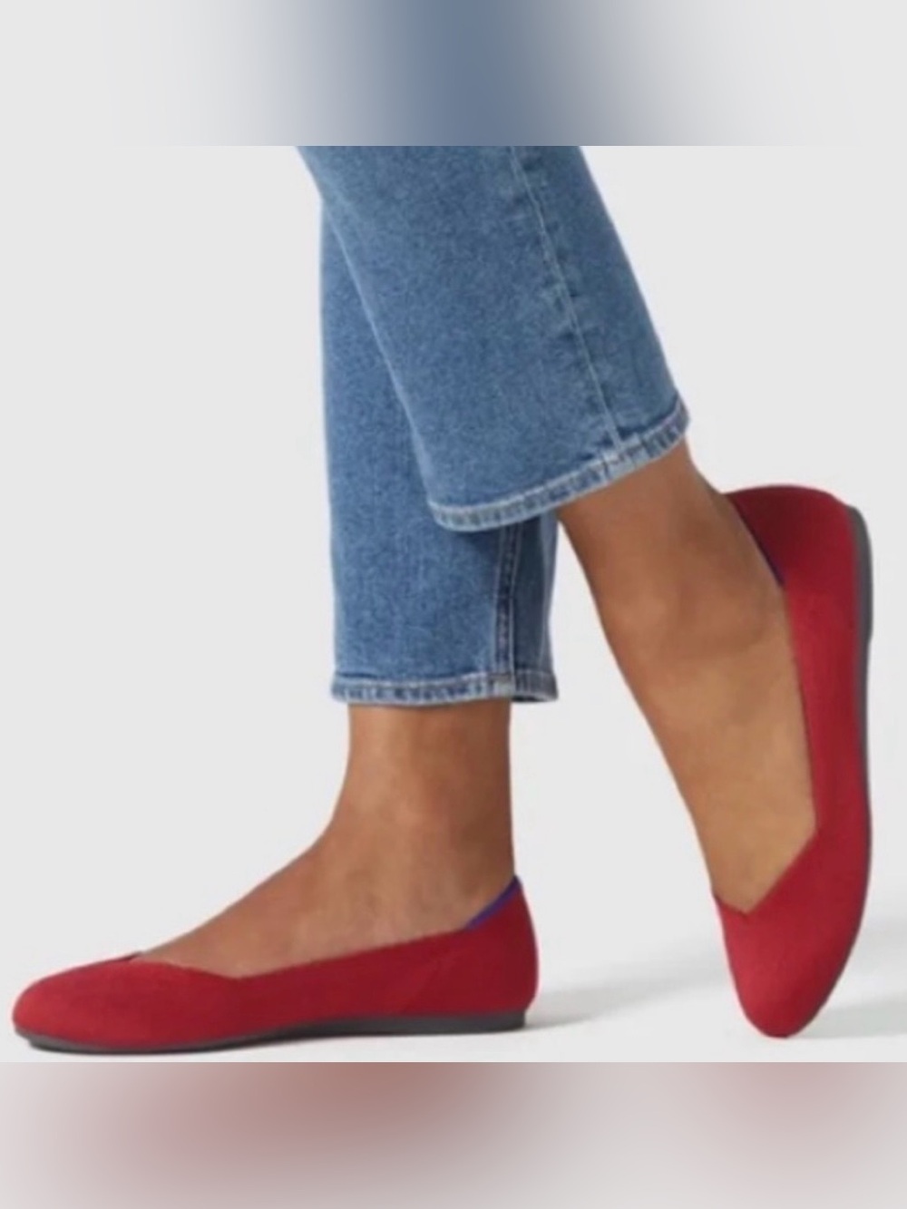 Rothy's Red Ballet Flats